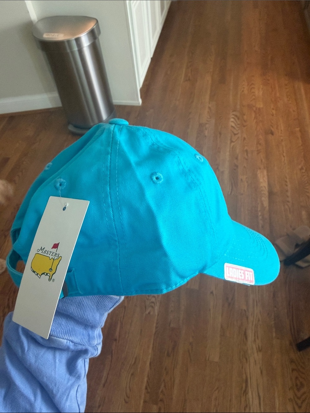 Masters Bright Teal Hat with Embroidered Logo 2015 - Picture 2 of 4